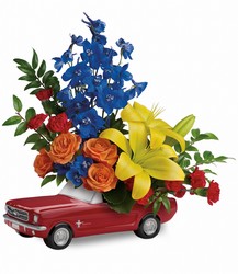 Living The Dream '65 Ford Mustang  from Krupp Florist, your local Belleville flower shop
